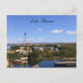 titicaca floating village briefkaart (Voorkant)