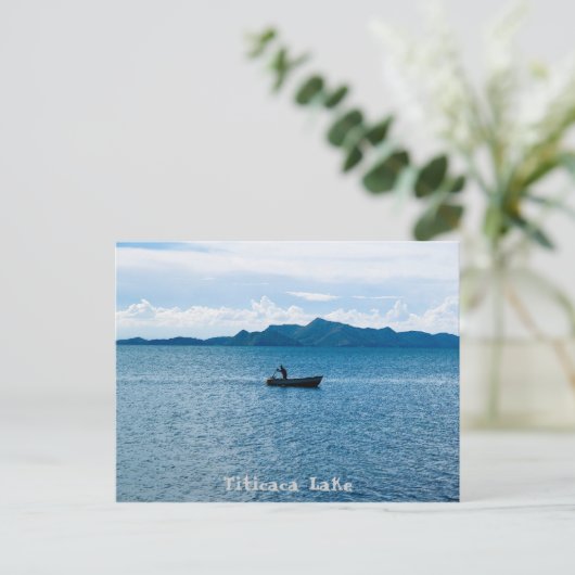 Titicaca Lake Briefkaart (Staand voorkant)