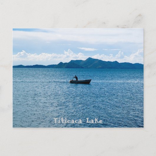 Titicaca Lake Briefkaart (Voorkant)