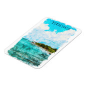 Titicaca Lake Uitzicht Reizen Magneet (Linkerzijde)