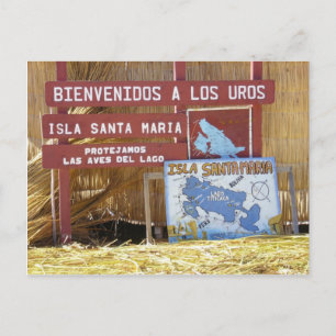 titicaca los uros briefkaart