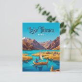 Titicacameer Peru Briefkaart (Staand voorkant)