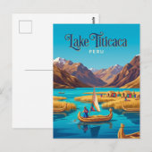 Titicacameer Peru Briefkaart (Voorkant / Achterkant)