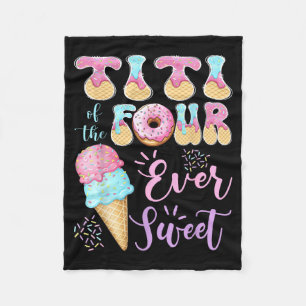 Titi's vierde verjaardag van The Four Ever Sweet I Fleece Deken