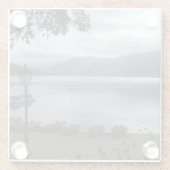 Titisee Meer Duitsland Glas Onderzetter (Achterkant)