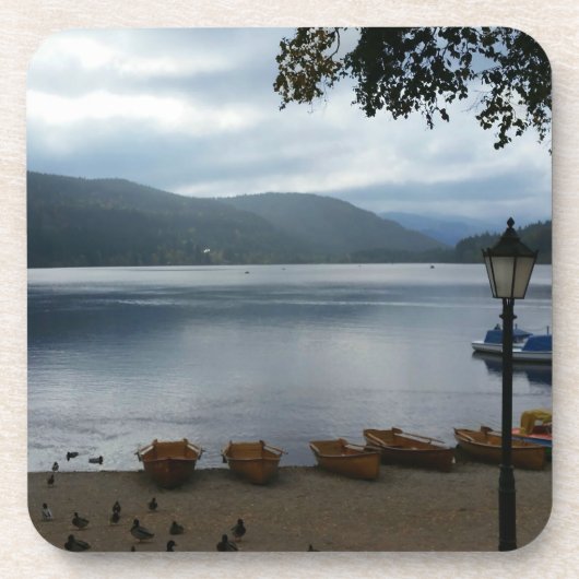 Titisee Meer Duitsland Plastic Onderzetter (Voorkant)