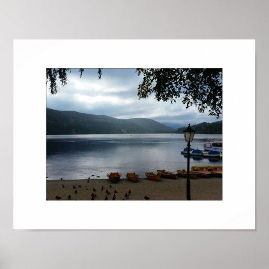 Titisee Meer Duitsland Poster (Voorkant)