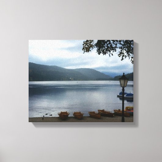 Titisee Meer Duitsland Poster Canvas Afdruk (Voorkant)