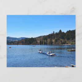 Titisee-meer in het Zwarte Woud Briefkaart