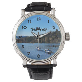Titisee meer in het Zwarte Woud Horloge