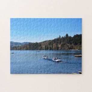 Titisee-meer in het Zwarte Woud Legpuzzel