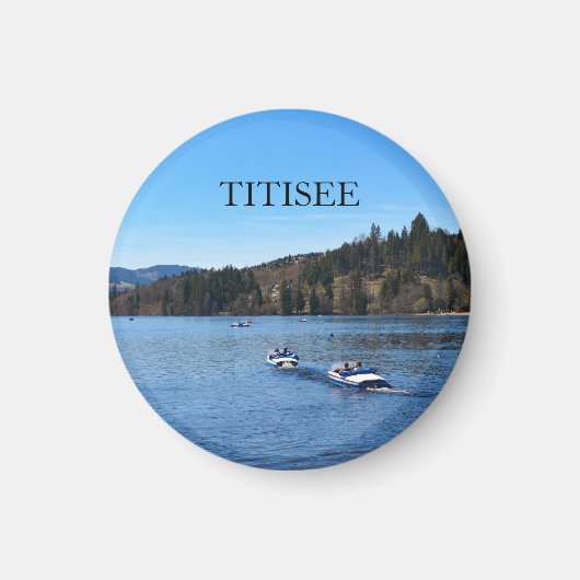 Titisee-meer in het Zwarte Woud Magneet (Voorkant)