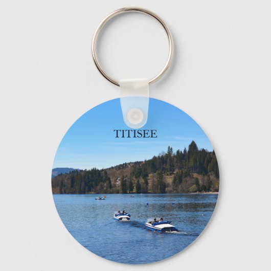 Titisee-meer in het Zwarte Woud Sleutelhanger (Voorkant)