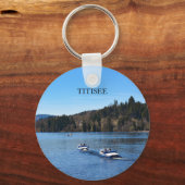 Titisee-meer in het Zwarte Woud Sleutelhanger (Voorkant)