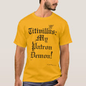 Titivillus: Patron Demon (lichte Shirten) T-shirt (Voorkant)