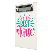 TITLE  Best Nurse Mini Clipboard – Personalized Me Klembord (Angled2)