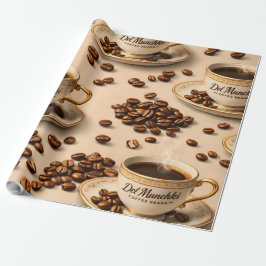 Title gourmet roasted coffee bean and espresso ele cadeaupapier