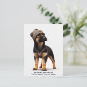 Title: Humorous Customizable Any Occasion Postcard Briefkaart (Staand voorkant)