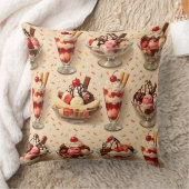 Title indulgence ice cream sundae and banana split kussen (Deken)