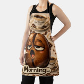 Title morning sleepy coffee bean funny relatable b schort (Insitu)