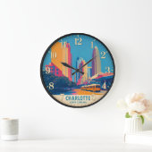 **Title (Zazzle SEO Optimized)** Charlotte North C Grote Klok (Huis)
