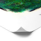 Titled: Dit zeer moment - mooie eenzame boom Poster (Hoek)