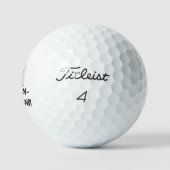 Titleist aangepaste Schattigee Doggy golfballen (Logo)