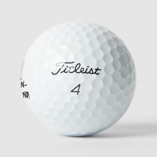 Titleist aangepaste Schattigee Doggy golfballen (Logo)