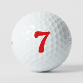 Titleist Pro V1 Aangepast Nummer 7 - Gepersonalise Golfballen (Voorkant)