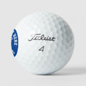 Titleist Pro V1 golfballen gepersonaliseerd met na (Logo)