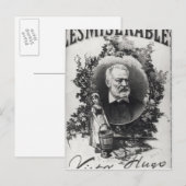 Titlepage first edition "Les Miserables" Briefkaart (Voorkant / Achterkant)