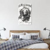 Titlepage first edition "Les Miserables" Canvas Afdruk (Insitu (Slaapkamer))