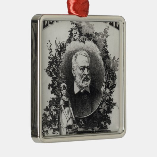 Titlepage first edition "Les Miserables" Metalen Ornament (Rechts)