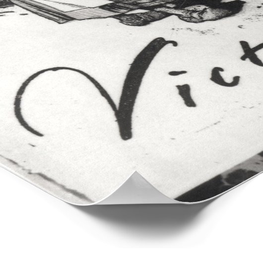 Titlepage first edition "Les Miserables" Poster (Hoek)