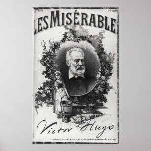 Titlepage first edition "Les Miserables" Poster