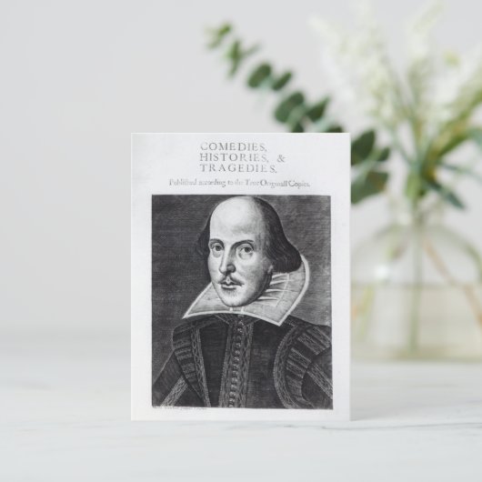 Titlepage, "Mr. William Shakespeares Briefkaart (Staand voorkant)