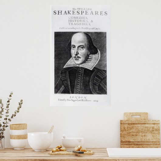 Titlepage, "Mr. William Shakespeares Poster (Keuken)
