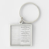 Titlepage naar "A Modest proposal" Sleutelhanger (Voorkant)