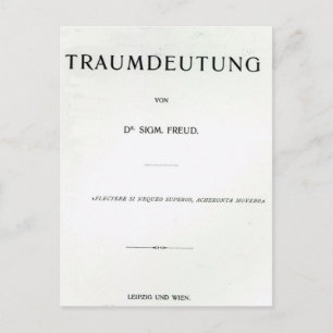 Titlepage naar Die Traumdeutung door Sigmund Freud Briefkaart