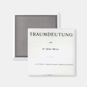 Titlepage naar Die Traumdeutung door Sigmund Freud Magneet (Voorkant / Achterkant)