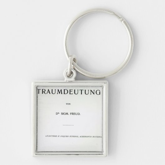 Titlepage naar Die Traumdeutung door Sigmund Freud Sleutelhanger (Voorkant)