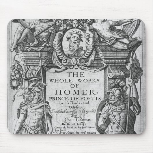 Titlepage naar 'The Whole Works of Homer' Muismat (Voorkant)