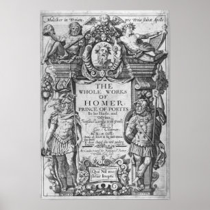 Titlepage naar 'The Whole Works of Homer' Poster