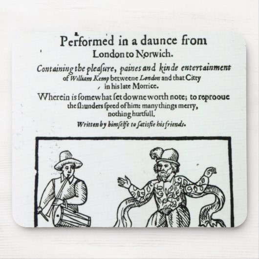 Titlepage naar William Kemp's Muismat (Voorkant)