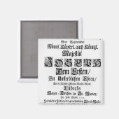 Titlepage of Abendmusik, 1705 Magneet (Voorkant / Achterkant)