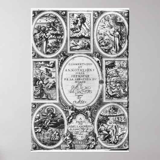 Titlepage of "Commentaires et Annotations �" Poster (Voorkant)