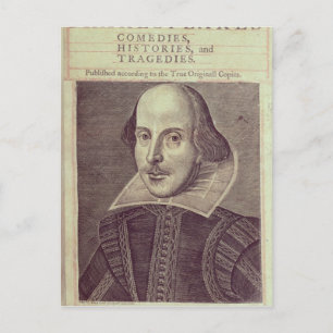 Titlepage of "Mr. William Shakespeares Briefkaart