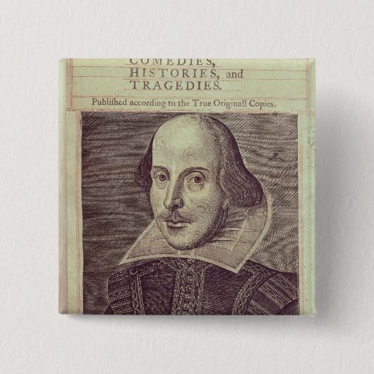 Titlepage of "Mr. William Shakespeares Vierkante Button 5,1 Cm (Voorkant)