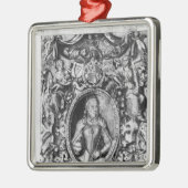 Titlepage of the Bishop's Bible, pub. 1568 Metalen Ornament (Links)