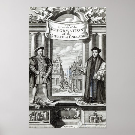 Titlepage The History Reformation Church England Poster (Voorkant)